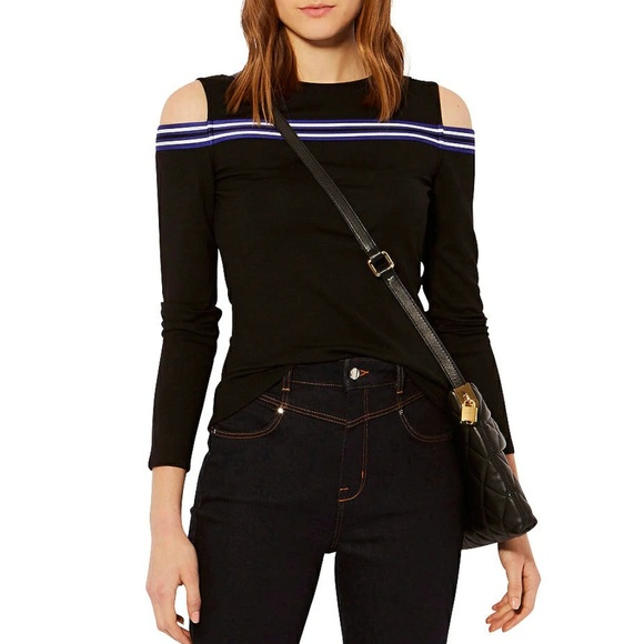 karen millen cold shoulder top